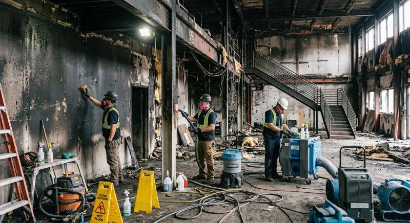 Commercial Fire Damage Repair in Phoenix, AZ