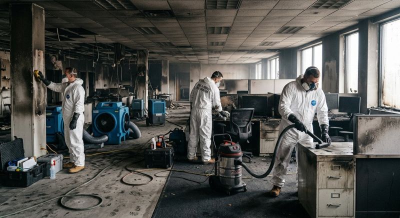Commercial Fire Restoration in Marin County, CA