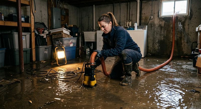 Basement Water Extraction in Mesa, AZ