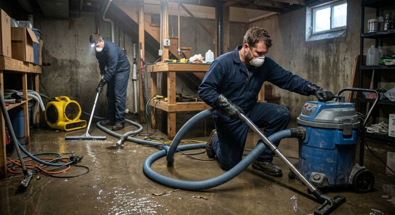 Basement Water Extraction in Scottsdale, AZ