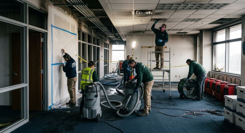 Commercial Fire Mitigation in Fort Mill, SC