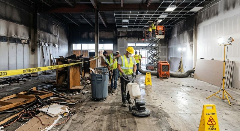 Commercial Fire Restoration in Napa, CA