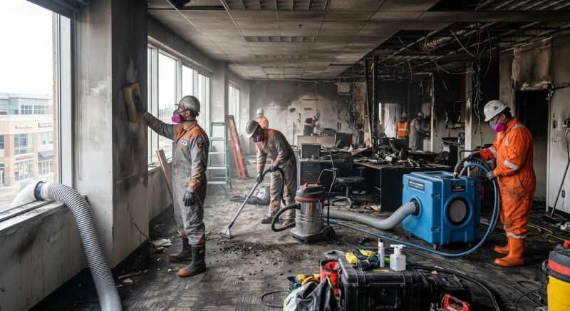 Commercial Fire Restoration in Sonoma County, CA
