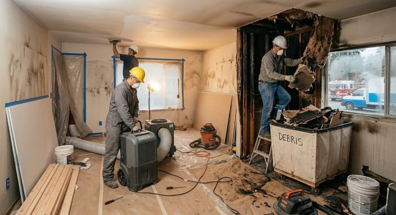 Fire Damage Cleanup in Austin, TX
