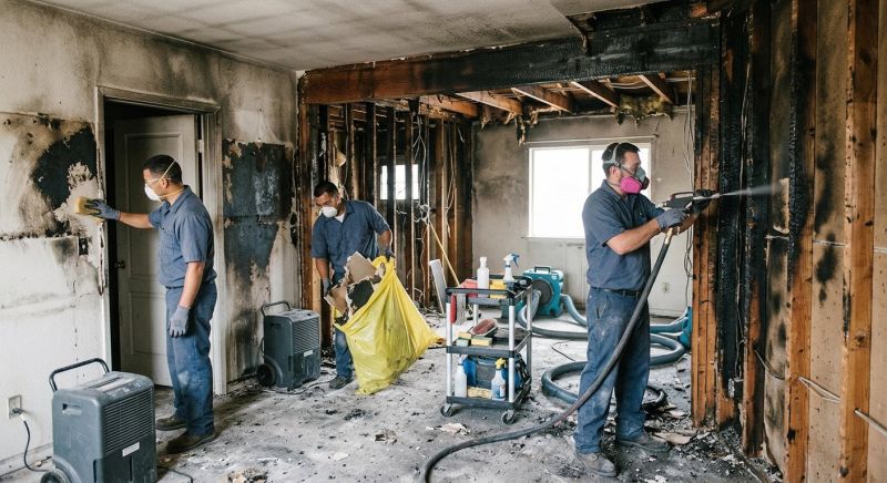Fire Damage Cleanup in Santa Rosa, CA