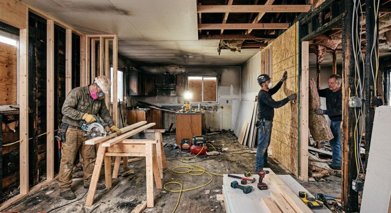 Fire Damage Reconstruction in Scottsdale, AZ