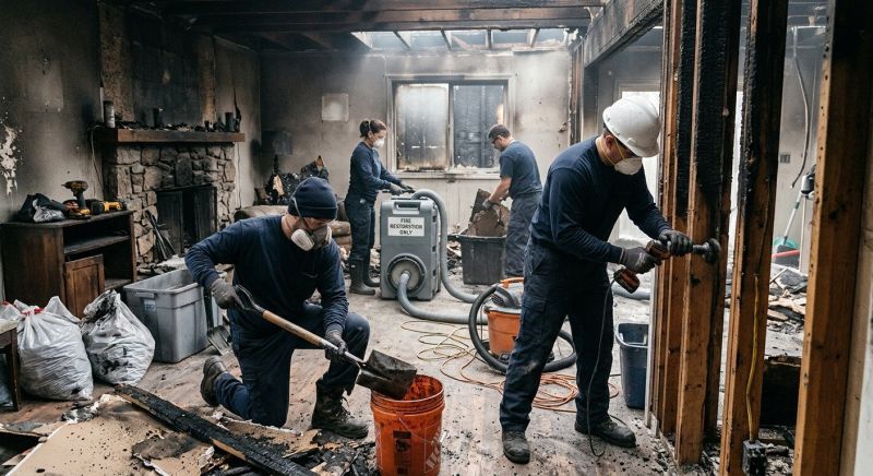 Residential Fire Restoration in Marin County, CA